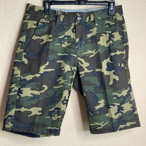 Fox Camo Flat Front Short Sz 31 Mens New NWT